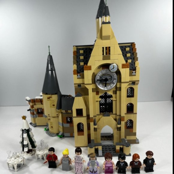 LEGO Harry Potter Hogwarts Clock Tower Set (75948) with 8 Minifigures Included